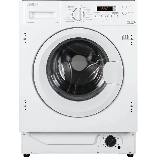 Встраиваемая стиральная машина HOMSair WMB1486WH белый, загрузка фронтальная 8 кг, 6 кг - сушка, 1400 об/мин, класс: A