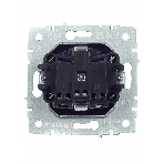 Розетка 1-местная IEK BRITE РС14-1-0-БрЧ (BR-R14-16-K02) с заземлением, с защитными шторками, 16А, черный