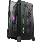 Компьютерный корпус Cougar Airface Pro RGb Black 4x120MM ARGb FAN, ARGb FAN HUB, БЕЗ БП, черный, E-ATX