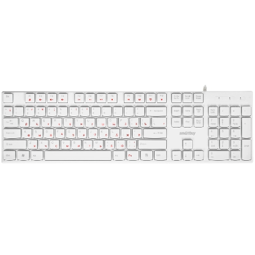 Клавиатура проводная мультимедийная Smartbuy ONE 238 USB белая (SBK-238U-W)/20