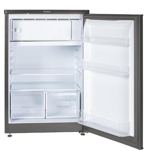 Холодильник Бирюса W508 графит однокамерный 116/34л морозилка сверху
