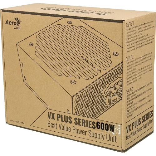 Блок питания Aerocool/Formula VX-600 PLUS, 600Вт 120мм, черный