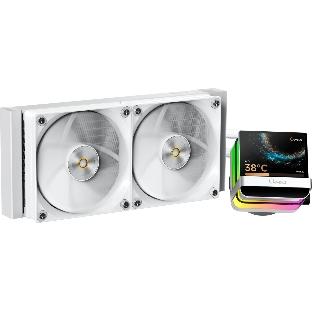 Система охлаждения Ocypus Sigma L24 PRO WH IPS Display/white/290W/All Intel/AMD AM*/Screws