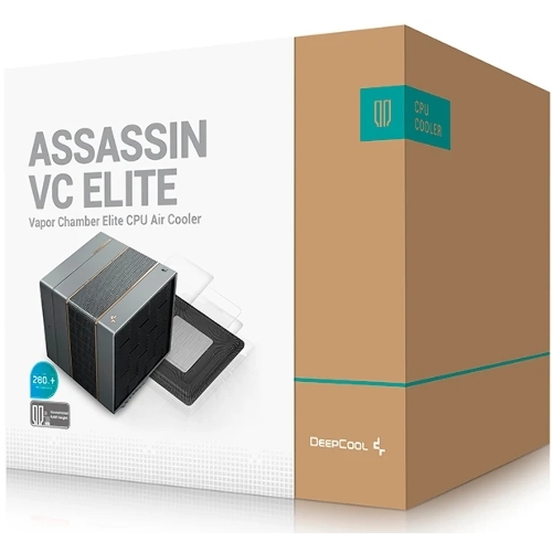 Устройство охлаждения(кулер) Deepcool ASSASSIN VC Elite Soc-AM5/AM4/1200/2066/1700/1851 черный 4-pin 22.6-29.3dB Al+Cu 300W 1772gr Ret (R-ASN4-BKNVNN-GJD)