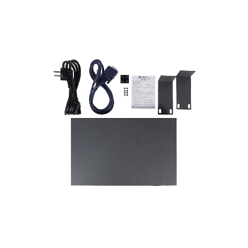Коммутатор Managed L2 Switch 8x1000Base-T PoE, 2x1000Base-X SFP, PoE Budget 135W, RJ45 Console, 19