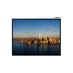 Настенный экран Lumien Master Picture 189х240 см Matte White FiberGlass, черная кайма по периметру, доп. черная кайма сверху 51 см 16:9