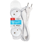 Удлинитель бытовой Smartbuy (SBE-10-3-05m-N) 3 гн х 5,0 м белый