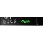 Приставка для цифрового ТВ Starwind CT-220 черный, DVB-T2, DVB-T, DVB-C, HDMI, USB 2.0 х2