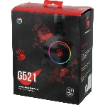 Гарнитура Bloody G521 чёрный, проводная, USB