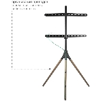 Кронштейн Kromax OMEGA-11 черный/деревянный, 3 шт/уп, Стойка-тренога, для 1 TV 32