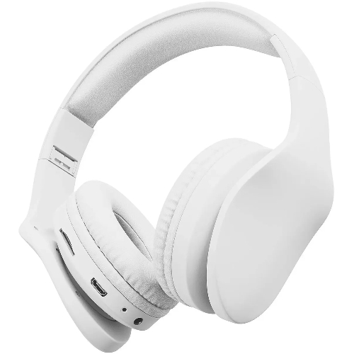 Беспроводные/проводные наушники Digma BT-17 белый, накладные, Bluetooth + проводной, складная конструкция, до 10 ч