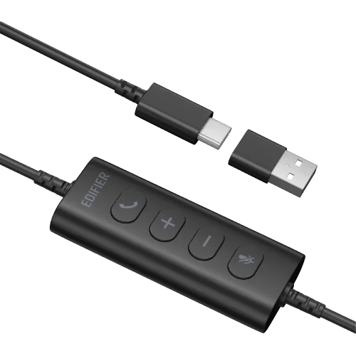 Гарнитура Edifier CC100 чёрный, проводная, USB