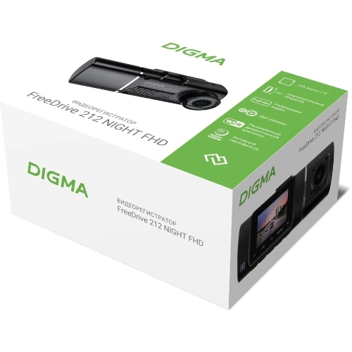 Видеорегистратор Digma FreeDrive 212 NIGHT, 1920x1080, 1.5
