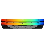 Оперативная память Kingston Fury Renegade, DDR4, 16Gb (2x8Gb), 3200MHz, CL16, DIMM, с радиаторами, RGB, черный