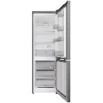 Холодильник Hotpoint HT 5180 MX нержавеющая сталь/серебристый двухкамерный 220/78 л морозилка снизу, No Frost