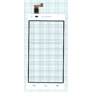 Сенсорное стекло (тачскрин) для Huawei Ascend G6, белое
