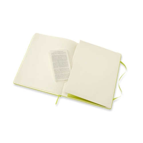Блокнот Moleskine CLASSIC QP090C2 XLarge 190х250мм, 192 страниц, линейка, твердая обложка, лайм