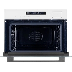 Духовой Шкаф электрический с паром Maunfeld MCMO5016STGW, 50л, дверца с 2 стеклами, белый