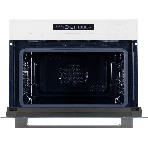 Духовой Шкаф электрический с паром Maunfeld MCMO5016STGW, 50л, дверца с 2 стеклами, белый