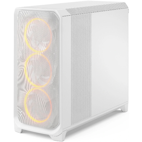Корпус Fractal Design Meshify 3 XL White RGB TG Clear Tint, Midi-Tower, белый, 3 x 140 мм