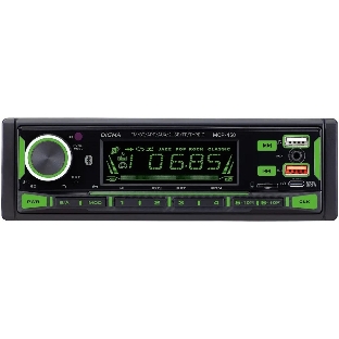 Автомагнитола Digma MCP-450, 1 DIN, Bluetooth, USB Type-A, AUX, пульт ДУ