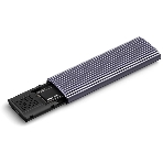 Внешний корпус для SSD Netac WH51 External SSD Case M.2 NVMe/SATA, with A to C cable, Aluminum