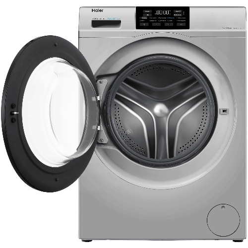 Стиральная машина Haier HW70-BP12919S серебристая, загрузка фронтальная 7кг, 1200 об/мин., класс: A+++