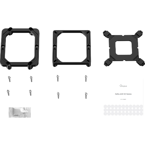 Кулер для процессора Ocypus Delta A40 SE BK ARGB, 120мм ARGB FAN, Top ARGB Panel, 4 HEAT PIPES, 4-PIN PWM, 800-1800 RPM, 31DBA, HYDRO BEARING, LGA115X/1200/1700/18XX, AM4/AM5