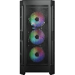 Компьютерный корпус Cougar Airface Pro RGb Black 4x120MM ARGb FAN, ARGb FAN HUB, БЕЗ БП, черный, E-ATX