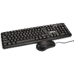 Комплект клавиатура+мышь ExeGate Professional Standard Combo MK120 проводной, USB, 1000 DPI, чёрный