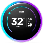 Система жидкостного охлаждения для ПК/Water Cooling System NZXT Kraken Elite 280 RGb (250W, 280мм, LED temp., белый/Fans: 2x140мм, 98.61CFM, 34.5dBA, 2000RPM/Pump height 65мм, 2800RPM, Rad thickness 27мм/S: 1851, 1700, 1200, 115X, AM5, AM4)