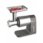 Мясорубка электрическая Sakura SA-6425G Premium серый, 2400 Вт, 2.5 кг/мин, реверс, защита от перегрузки, металлический лоток, насадки - 5