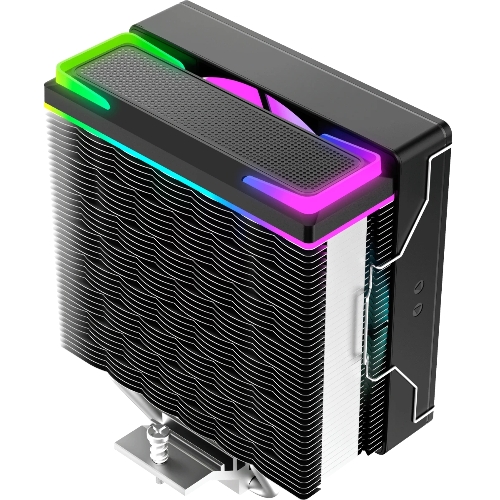 Кулер для процессора Ocypus Delta A40 SE BK ARGB, 120мм ARGB FAN, Top ARGB Panel, 4 HEAT PIPES, 4-PIN PWM, 800-1800 RPM, 31DBA, HYDRO BEARING, LGA115X/1200/1700/18XX, AM4/AM5