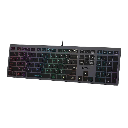 Клавиатура проводная A4Tech Fstyler FX60, USB, серый