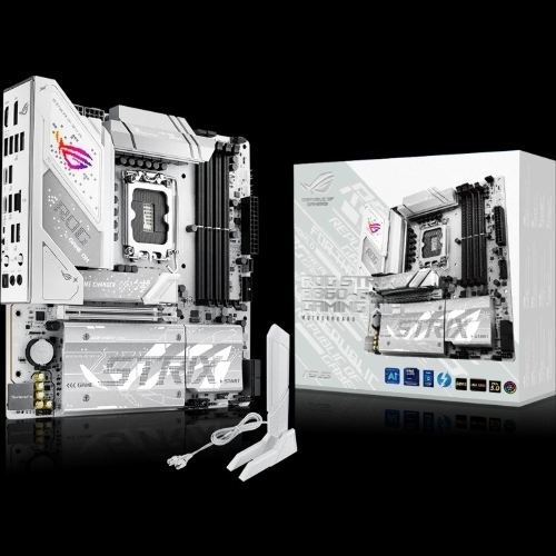 Материнская плата ASUS ROG STRIX B860-G GAMING WIFI, LGA 1851, Intel B860, 4xDDR5, 4xSATA, 4xM.2, 1xPCIe 5.0 x16, 1xDP, 1xHDMI, 1xThunderbolt 4, 1x 2.5Gb LAN, 1xUSB-C 20Gbps, 1xUSB-A 10Gbps, 3xUSB-A 5Gbps, 4xUSB-A 2.0, 2x3.5 мм, 7.1, mATX