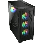 Компьютерный корпус Cougar Airface Pro RGb Black 4x120MM ARGb FAN, ARGb FAN HUB, БЕЗ БП, черный, E-ATX