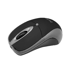 Мышь проводная Perfeo ORION черный/серый, 1000 dpi, USB, кнопки - 3