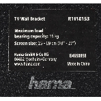 Кронштейн для телевизора Hama R1 118153 черный, 10