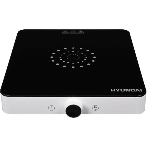 Плита настольная электрическая Hyundai HYC-0105 белый стеклокерамика