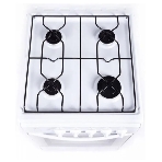 Плита газовая Flama RG 24019 белый, конфорок 4 шт, духовка 50 л, 50 см x 85 см x 60 см