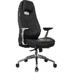 Кресло Бюрократ Zen/Black черный, кожа
