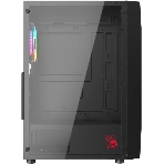 Компьютерный корпус Bloody BD-CC106F черный без БП ATX 4x120мм 1xUSB 2.0 1xUSB 3.0 audio bott PSU