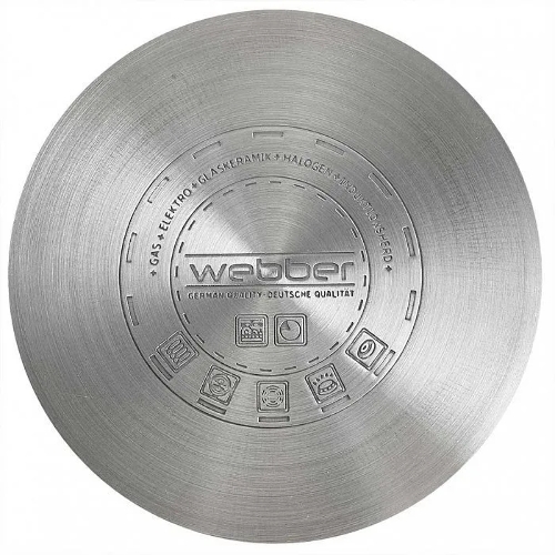 Кастрюля WEBBER BE-111/2 3 л, 18 см, нержавеющая сталь, с крышкой