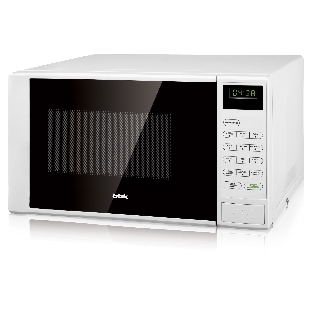 Микроволновая печь BBK 20MWS-728S/W белый/черный, 20 л, 700 Вт, переключатели - сенсор