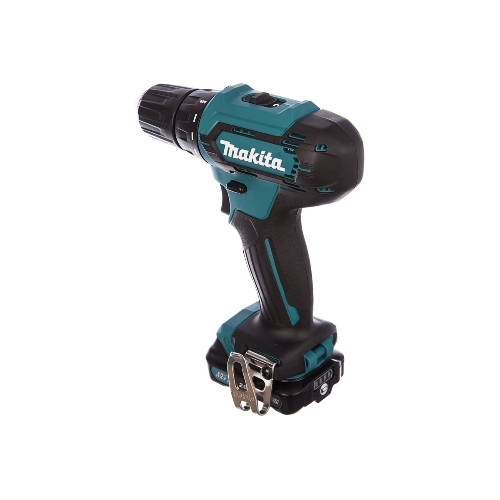Дрель-шуруповерт Makita DF333DWAE, 12 В, 2 Ач, 30 Нм, щеточный