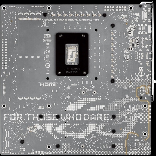 Материнская плата ASUS ROG STRIX B860-G GAMING WIFI, LGA 1851, Intel B860, 4xDDR5, 4xSATA, 4xM.2, 1xPCIe 5.0 x16, 1xDP, 1xHDMI, 1xThunderbolt 4, 1x 2.5Gb LAN, 1xUSB-C 20Gbps, 1xUSB-A 10Gbps, 3xUSB-A 5Gbps, 4xUSB-A 2.0, 2x3.5 мм, 7.1, mATX