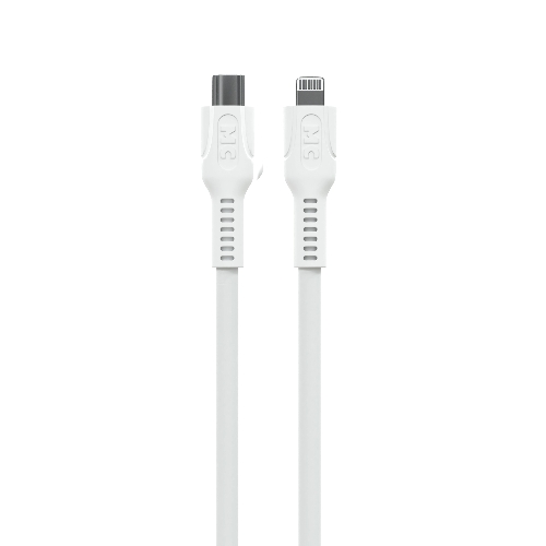 Кабель MORE CHOICE (4620202553713) K65ia 2м USB 3.0A PD 27W для Lightning ng 8-pin - 2 м, белый