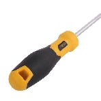 Отвертка шлицевая Deli DL6361501 6х150мм CR-V, Двухкомпонентная ручка. Хромированная