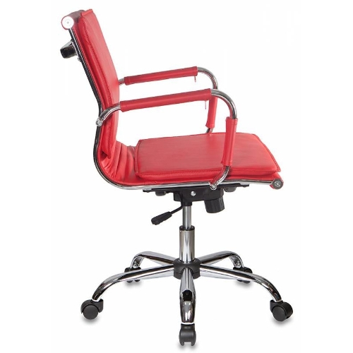 Кресло Бюрократ CH-993-Low/Red красный, экокожа