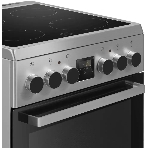 Плита электрическая Maunfeld MEC55CS08D серебристый, конфорок 4 шт, духовка 60 л, 50 см x 85 см x 60 см